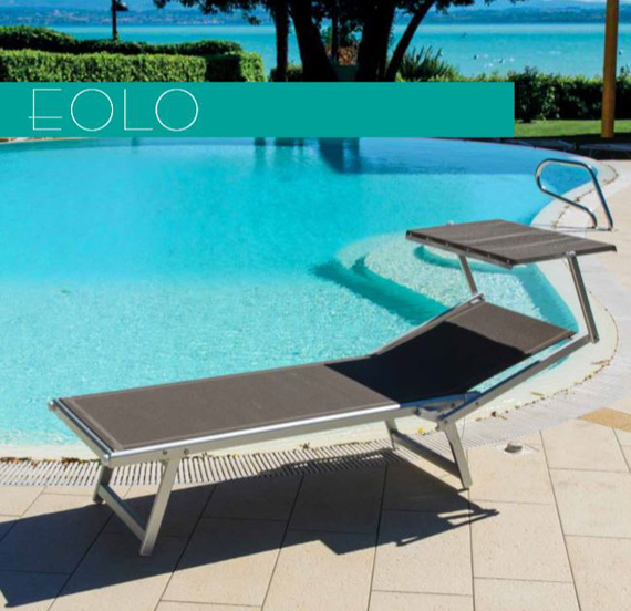 Lettino da spiaggia Eolo