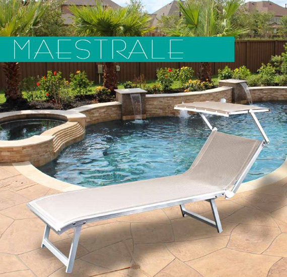 Lettino Maestrale - Collezione Mare